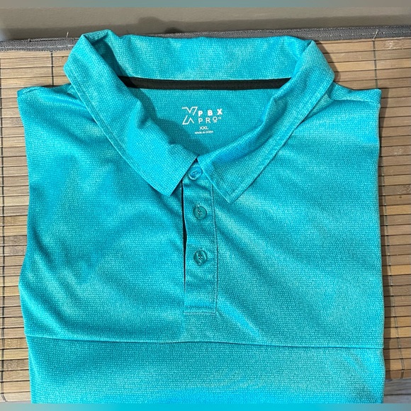 XPBX Pro XXL Golf Polo
Collared Pullover Teal blue with black - Picture 2 of 6